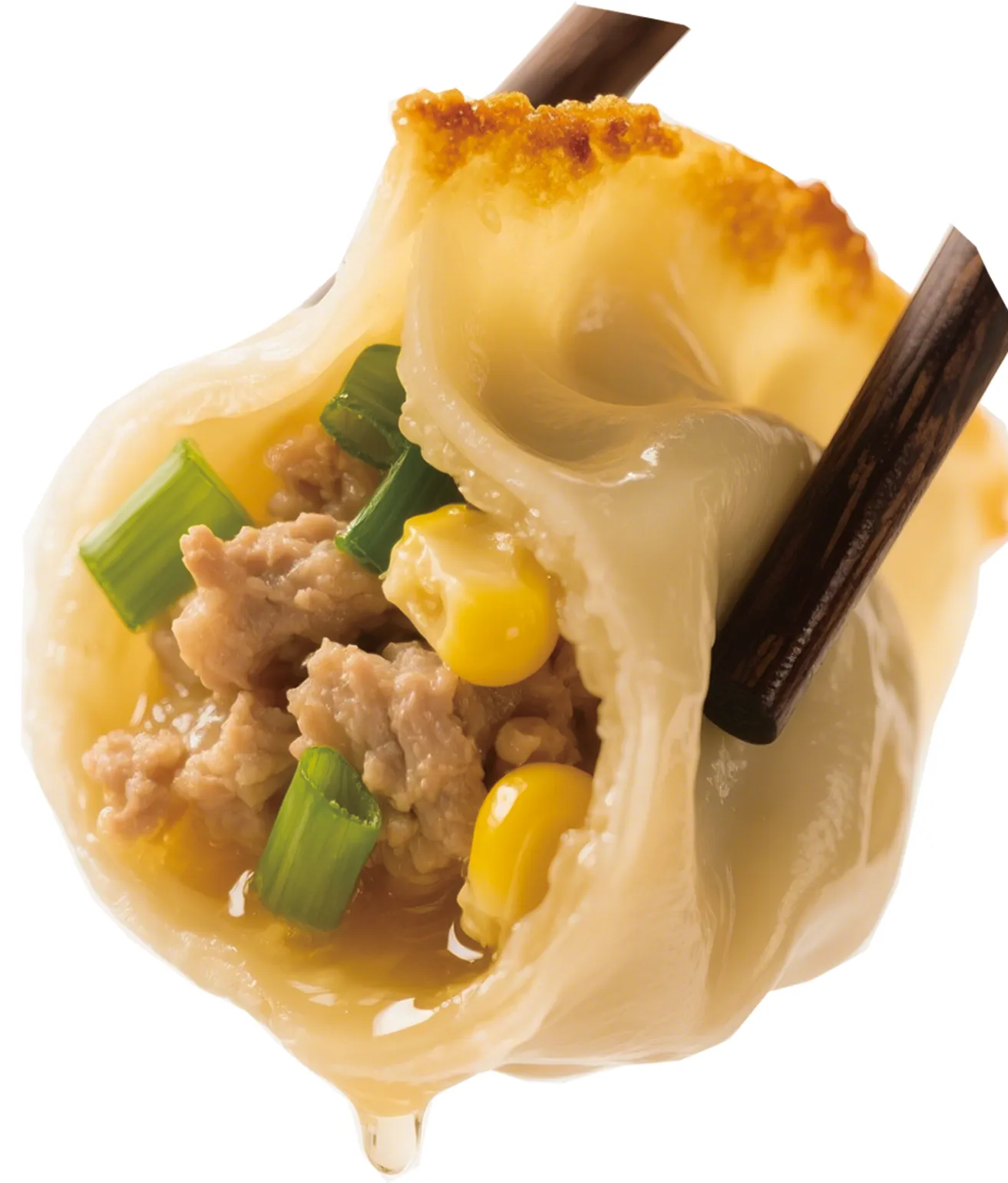 Chicken & corn dumplings